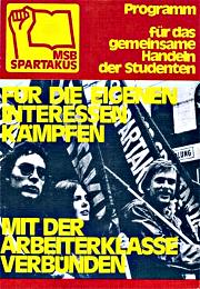 Faksimile: MSB-Programm von 1973.